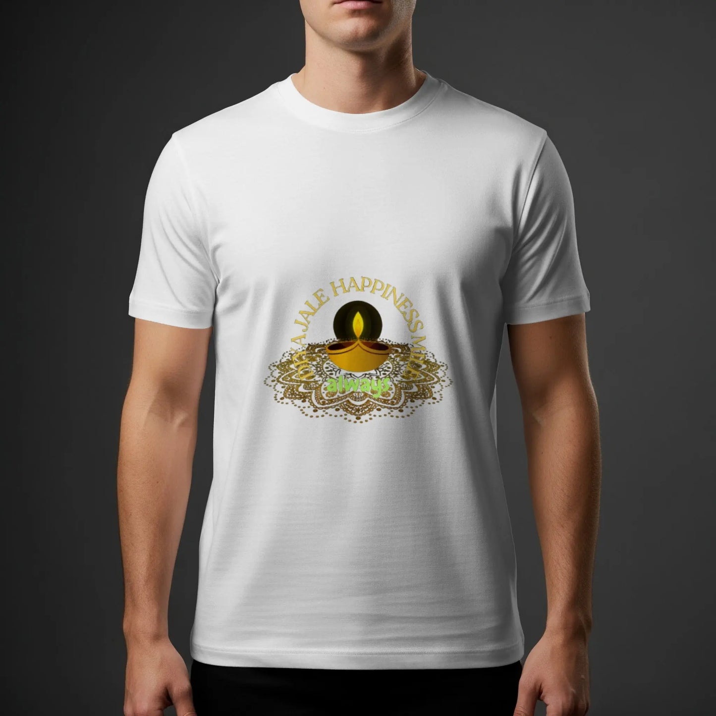 Casual Wear T-shirt Unisex Classic Crew Axismart